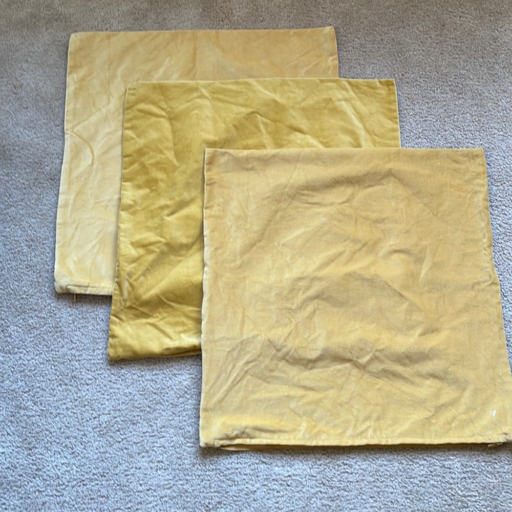 Sanela IKEA 20” x 20” set of three pillow covers or full pillow set